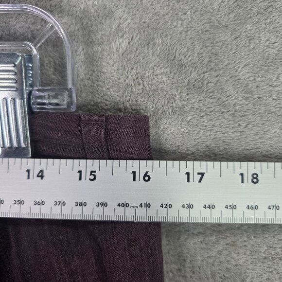 Womens Express Purple Editor Barely Boot Pants Low Rise Polyester Blend Size 8 - Picture 6 of 9